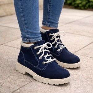 SKECHERS Navy NWT Blue Ankle Boots 7.5